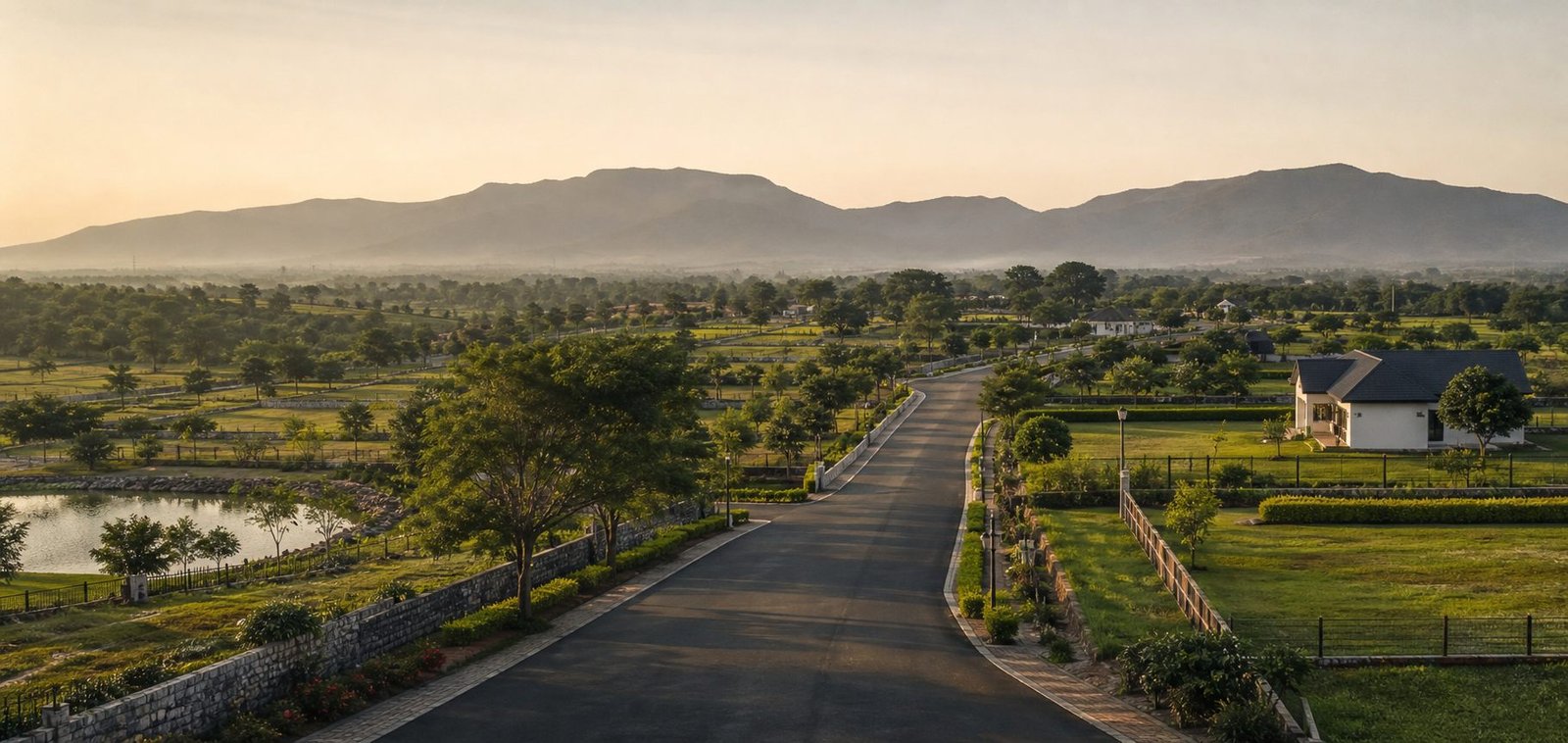 Farmhouse project development landscape